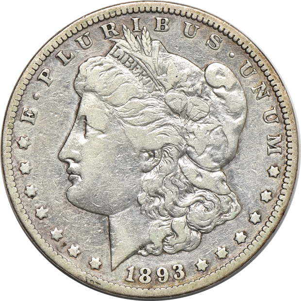 1893-CC and 1895-S, both VF