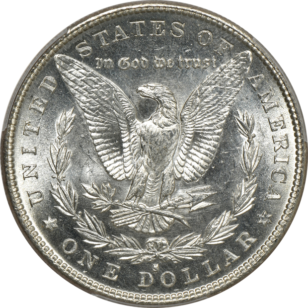 1888-S MS-62, and an 1888-S MS-62+ CAC, both PCGS
