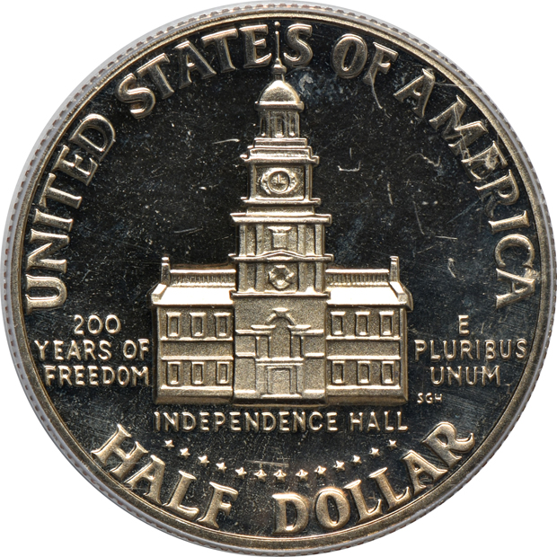 Kennedy Half Dollars and Eisenhower Dollars, all PCGS PR-69 DCAM