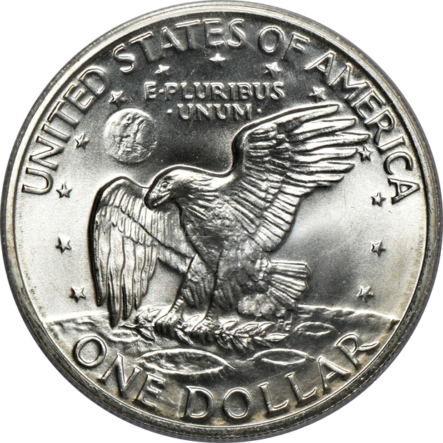 One Susan B. Anthony  and nineteen Eisenhower dollars certified by PCGS