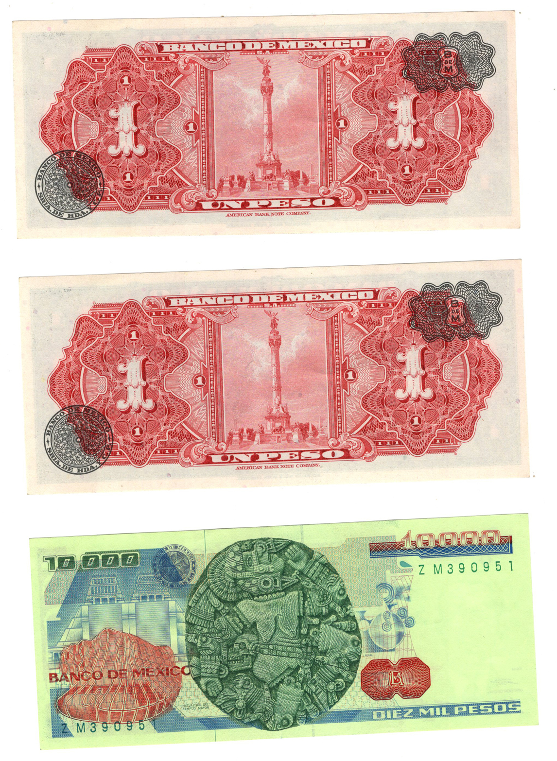 Mexico - Collection of Currency and Stamps