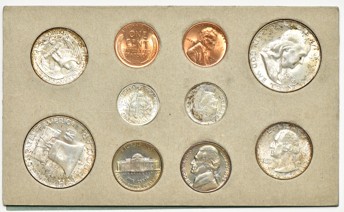 1954 Proof Set and 1954 Mint Set
