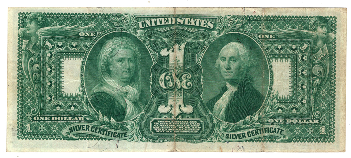 1896 $1 Educational Fr# 224 - VF