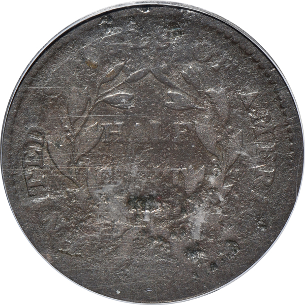 1795 Plain Edge, No Pole C-6c XF details/damaged