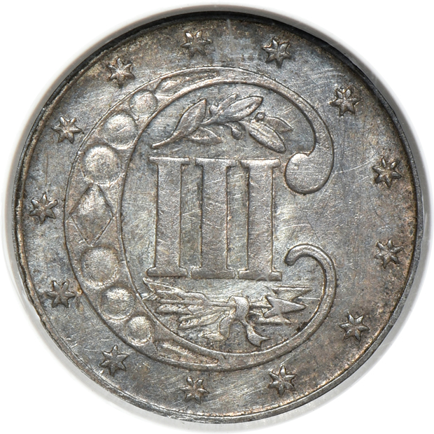 1870 ANACS AU details/scratched net XF-45