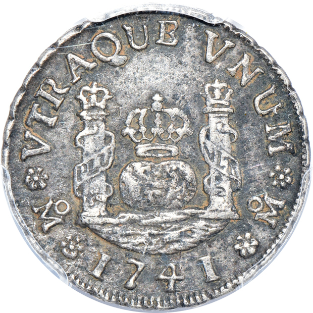 Mexico - Five Spanish Colonial type coins