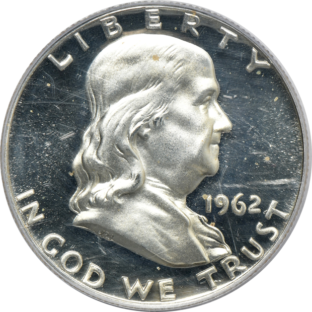 1961, 1962, and 1963, all PCGS PR-69