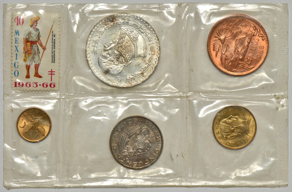 Mexico - Twelve Certified Singles plus Two Mint Sets