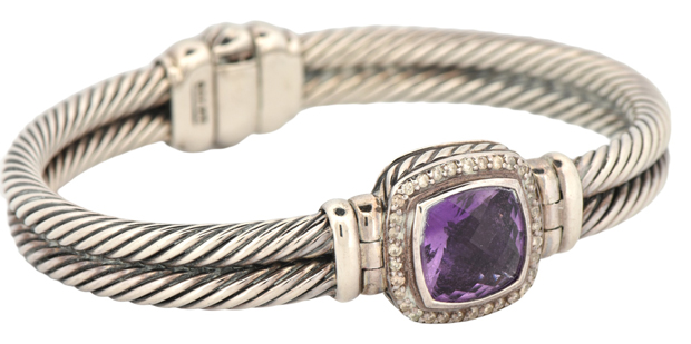 David Yurman Bracelet, Earrings, Necklace and Ring 