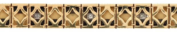 18K and Platinum M. Bondanza Bracelet