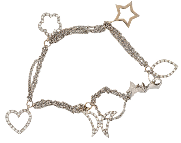 18K White Gold Diamond Bracelet