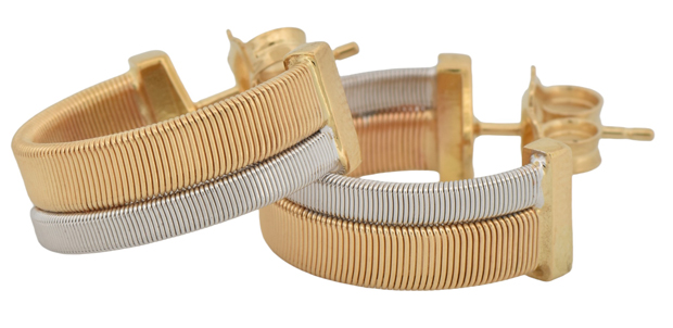 18K Two-Tone Marco Bicego Earrings