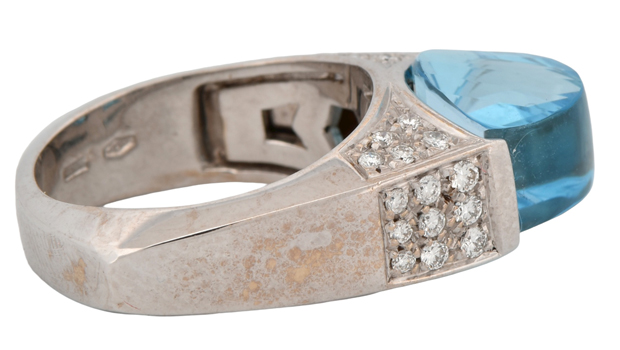 18K White Gold Cocktail Ring
