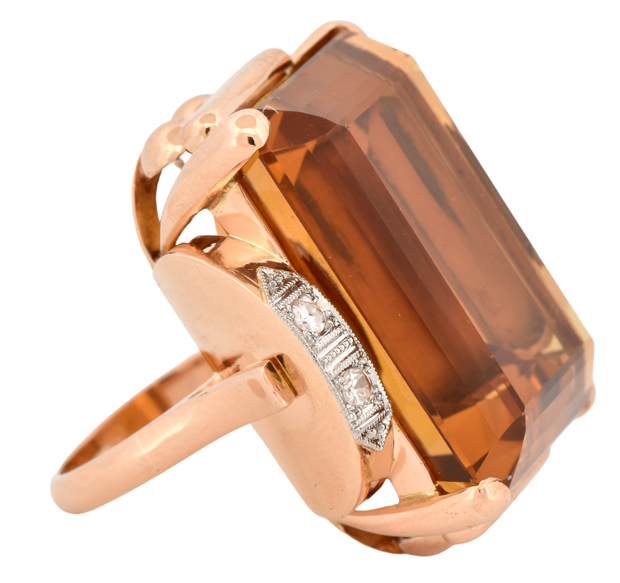 14K Yellow Gold Cocktail Ring