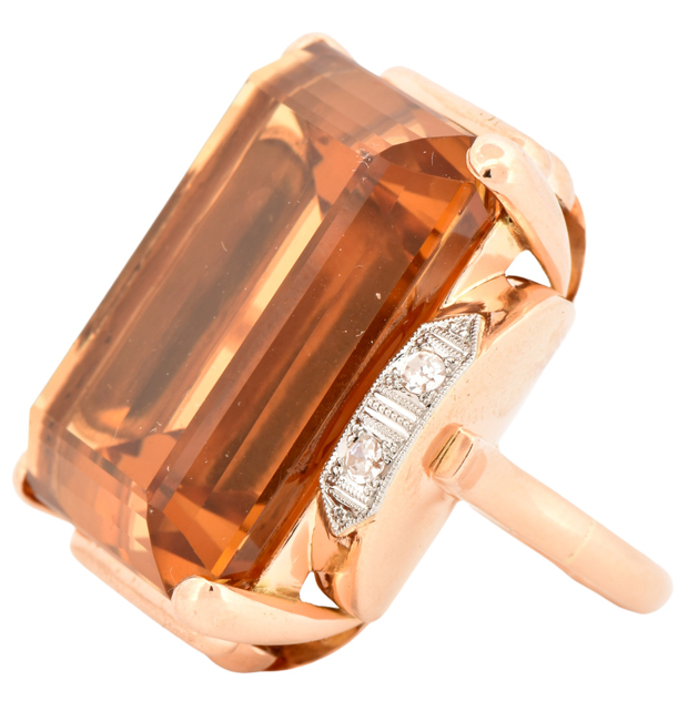 14K Yellow Gold Cocktail Ring