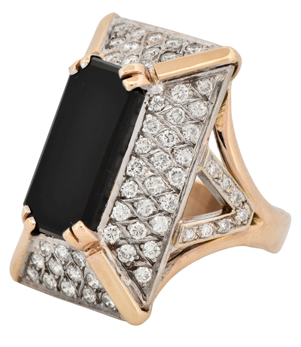 14K Yellow Gold Cocktail Ring