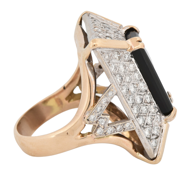 14K Yellow Gold Cocktail Ring