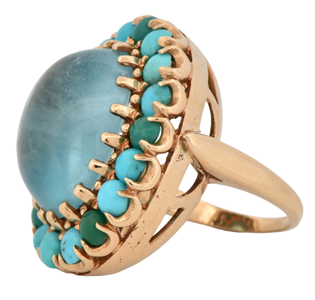 14K Yellow Gold Cocktail Ring