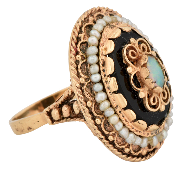 14K Yellow Gold Cocktail Ring