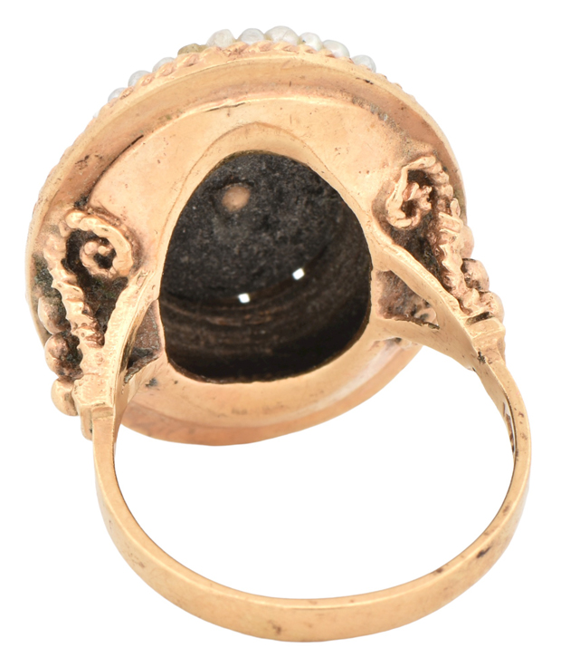 14K Yellow Gold Cocktail Ring
