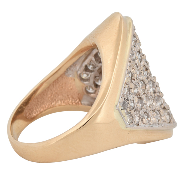 14K Yellow Gold Diamond Ring