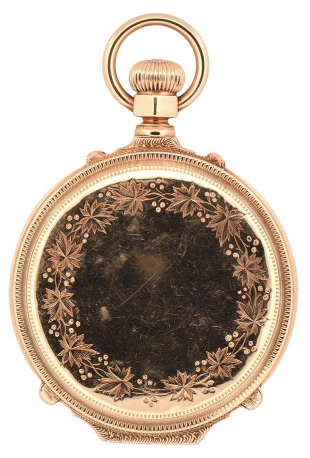 18K Yellow Gold A.W. Waltham Pocket Watch 