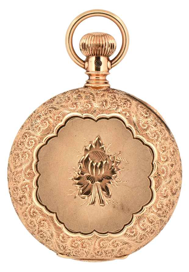 14K Yellow Gold Elgin Pocket Watch 
