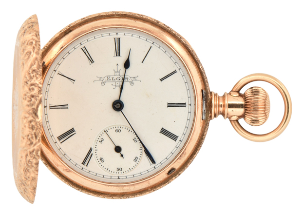 14K Yellow Gold Elgin Pocket Watch 