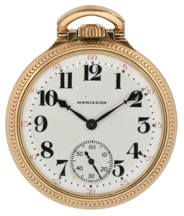 Five Men’s Gold-Filled Pocket Watches 