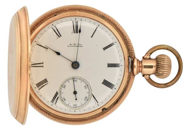 Five Men’s Gold-Filled Pocket Watches 