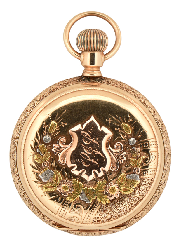 14K Yellow Gold Ladies Elgin Pocket Watch 