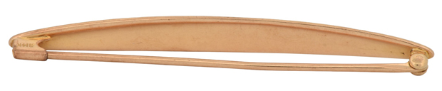 14K Yellow Gold Bar Pin