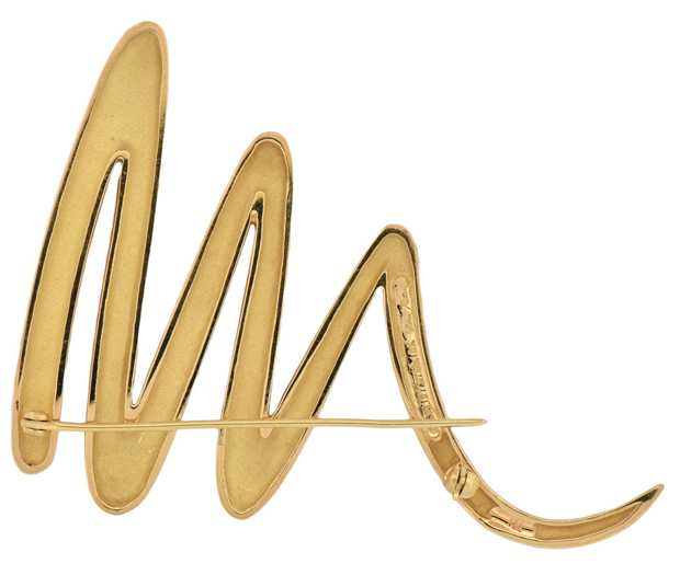 18K Yellow Gold Tiffany and Co. Pin