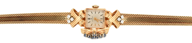 18K Yellow Gold Ladies Bucherer Watch