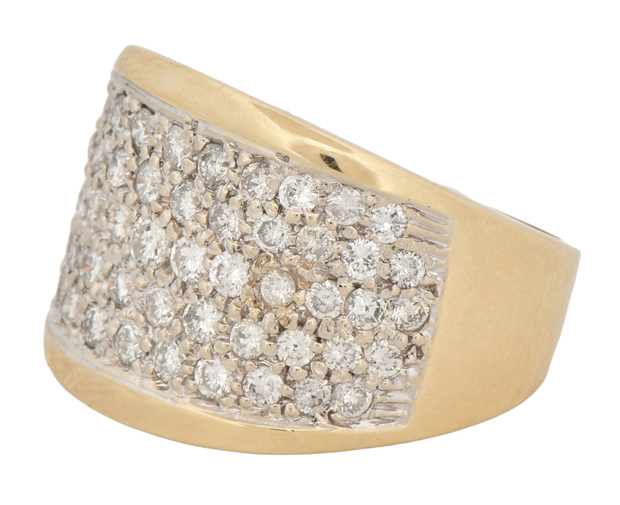 14K Yellow Gold Diamond Ring