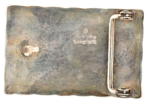 Sterling Silver Belt Buckle and Bolo 