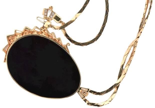 14K Yellow Gold Erte Necklace