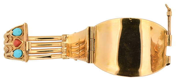 22K Yellow Gold Egyptian Bangle 
