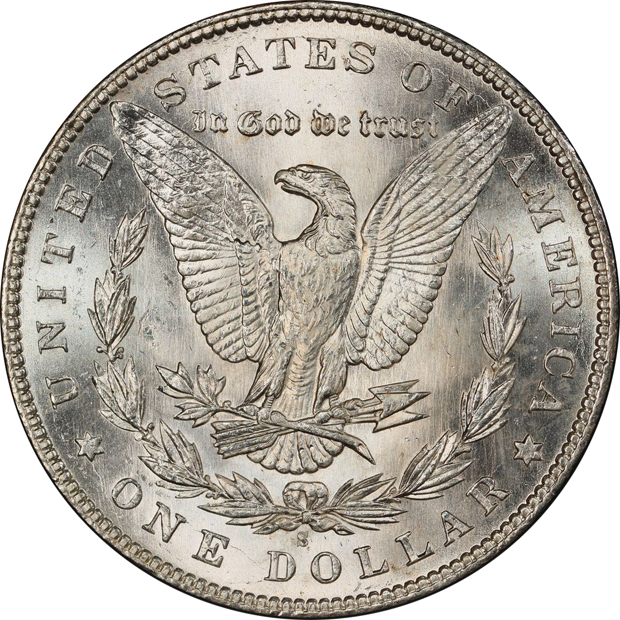 1896-S PCGS MS-62 CAC