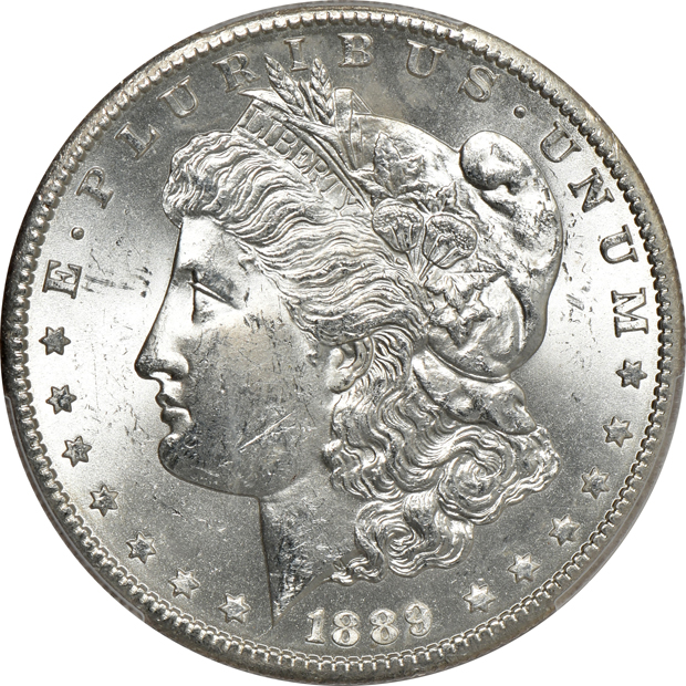Two 1889-S PCGS MS-63