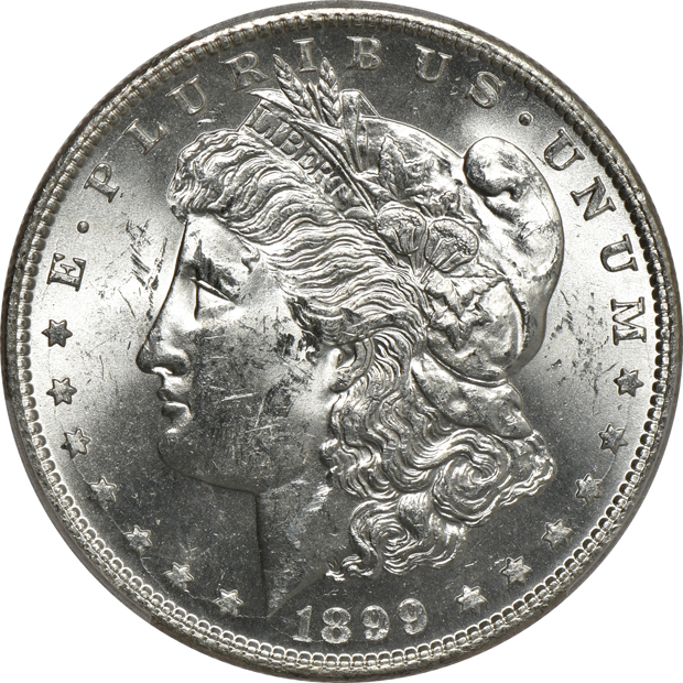 Three 1899-S PCGS MS-62