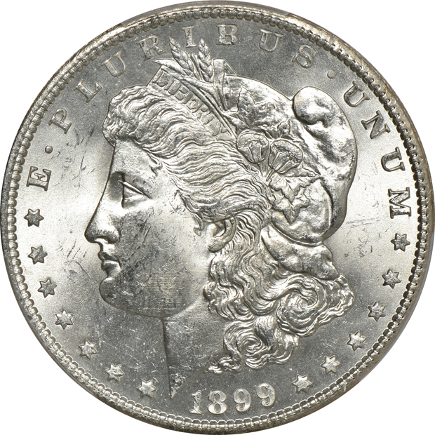 Two 1899-S PCGS MS-63 CAC
