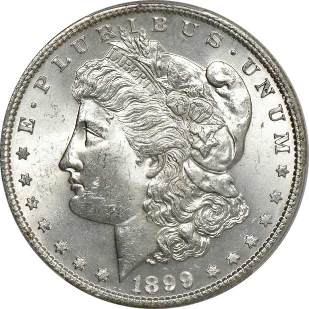 Two 1899-S PCGS MS-63 CAC