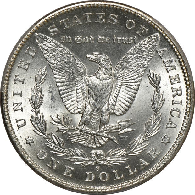 Two 1899-S PCGS MS-63 CAC