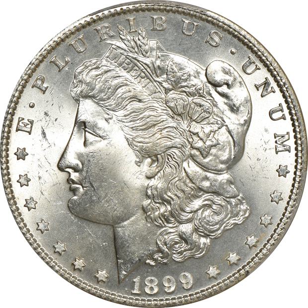 Two 1899-S PCGS MS-64 CAC