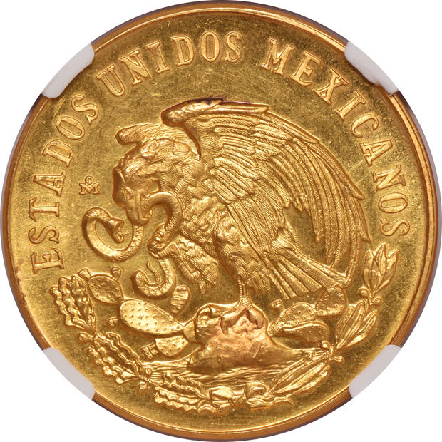 Mexico - 1962-Mo Gold Battle of Cinco de Mayo - NGC MS-66