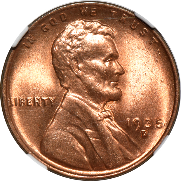 1935-D and 1958, both NGC MS-67 RD
