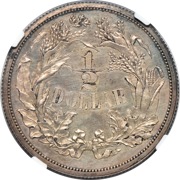 1859 50c J-239 NGC PR-61