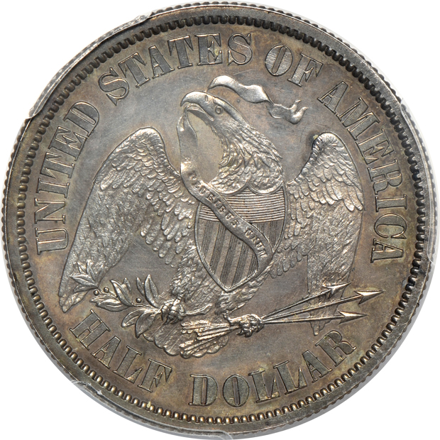 1859 50c J-235 PCGS PR-62