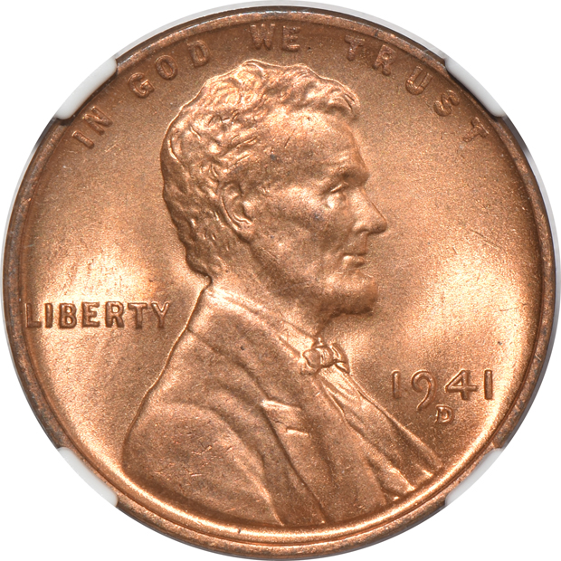 Six Lincoln Wheat cents, all NGC MS-67 RD